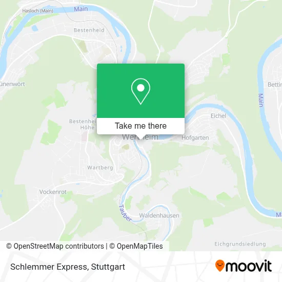 Schlemmer Express map