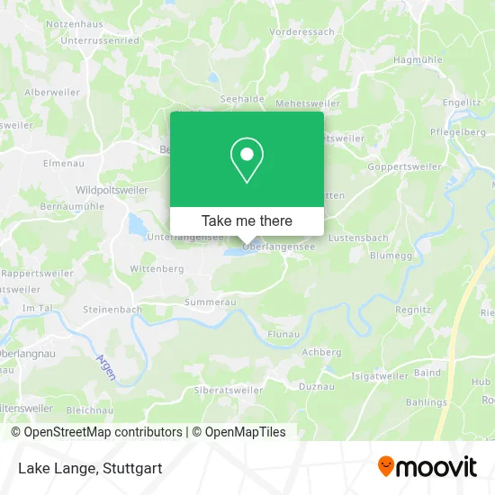 Langensee map