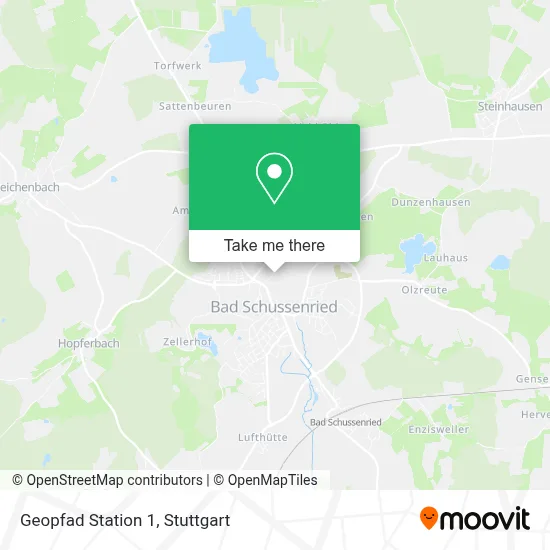 Geopfad Station 1 map