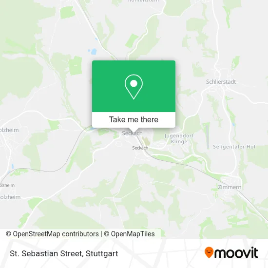 St. Sebastian map