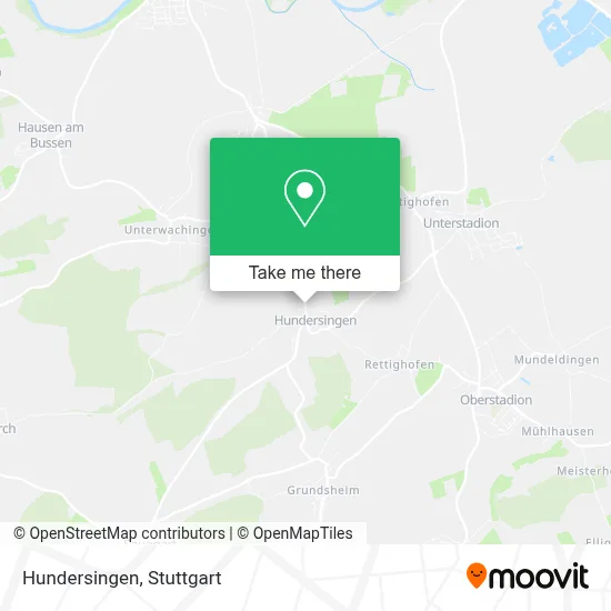 Hundersingen map