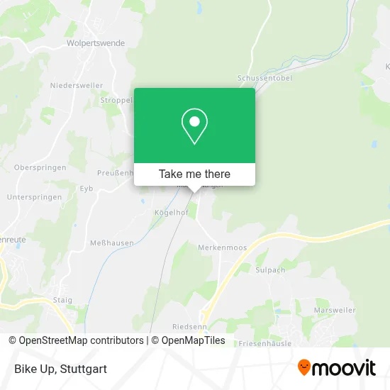 Bike Up map