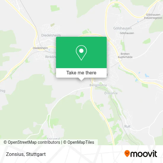 Zonsius map