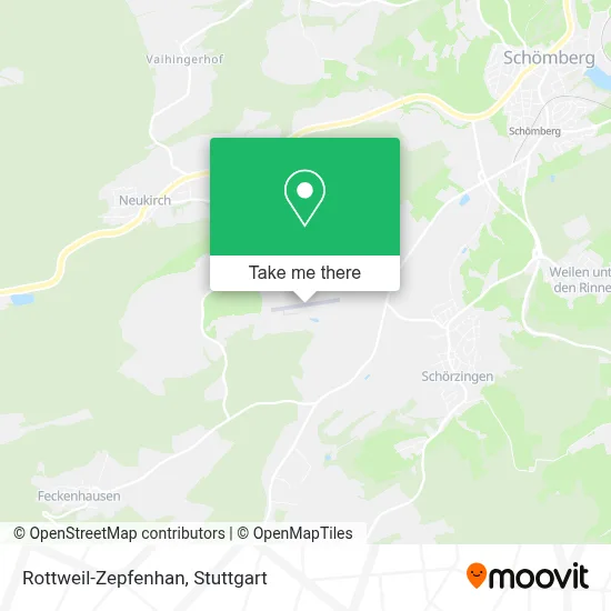 Rottweil-Zepfenhan map
