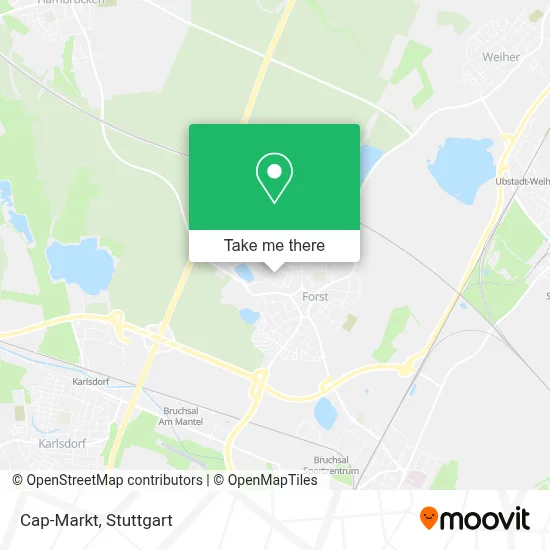 Cap-Markt map