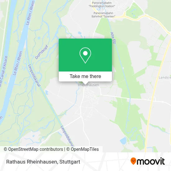 Rathaus Rheinhausen map