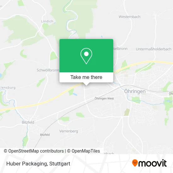 Huber Packaging map