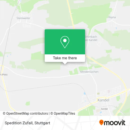 Spedition Zufall map