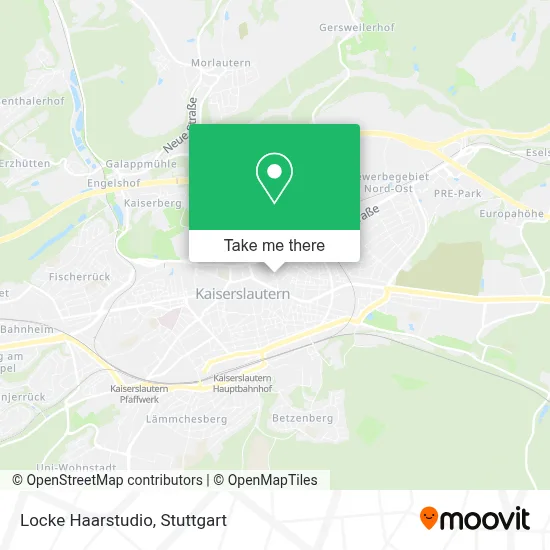 Locke Haarstudio map