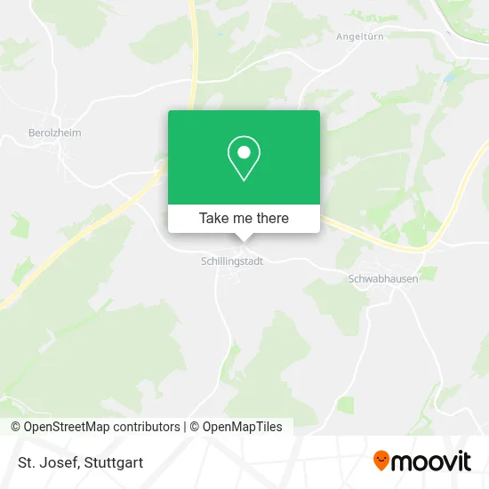 St. Josef map