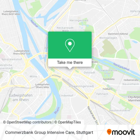 Commerzbank Group Intensive Care map