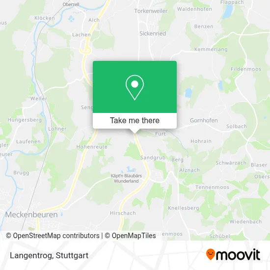 Langentrog map
