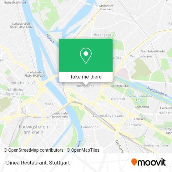 Dinea Restaurant map