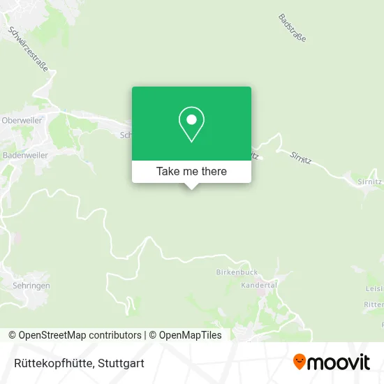 Rüttekopfhütte map