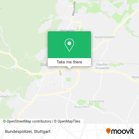 Bundespolizei map