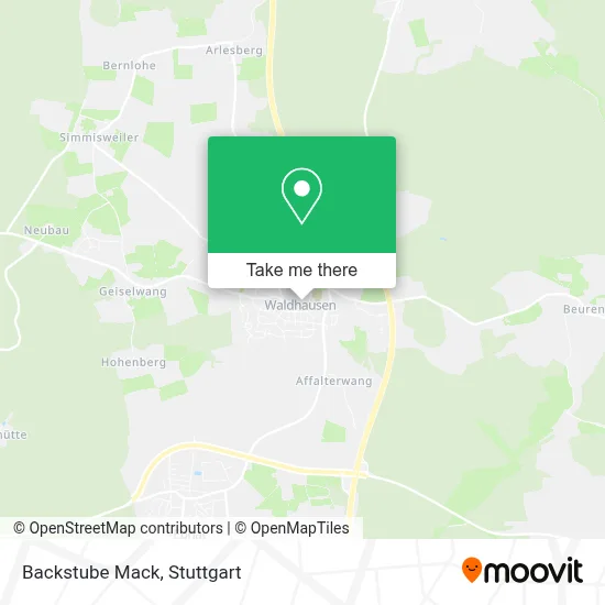 Backstube Mack map