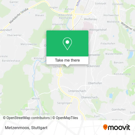 Metzenmoos map
