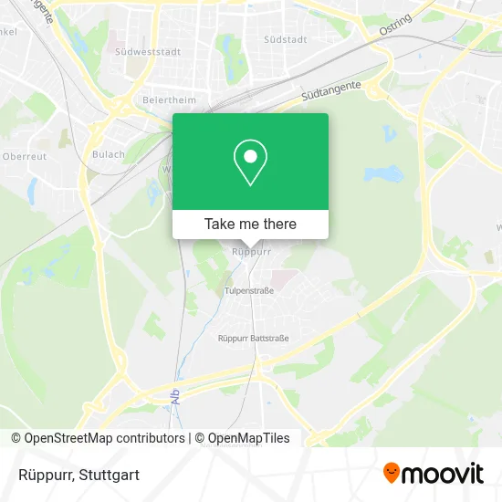 Rüppurr map