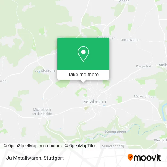 Ju Metallwaren map