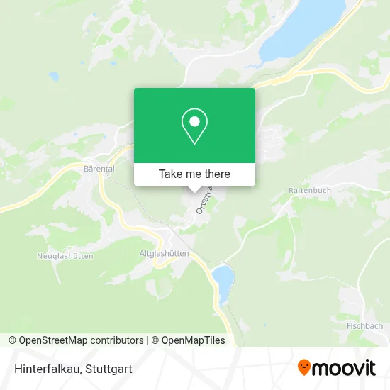 Hinterfalkau map