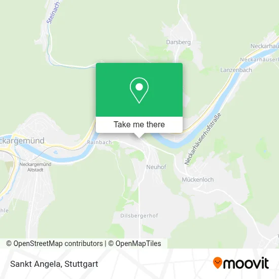 Sankt Angela map