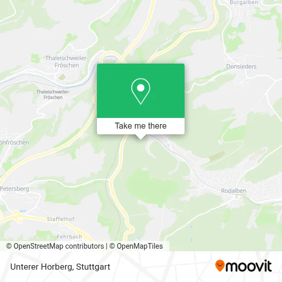 Unterer Horberg map