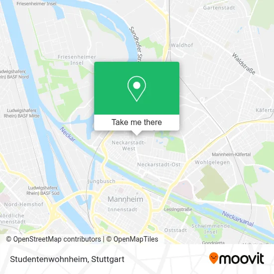 Studentenwohnheim map