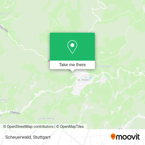 Scheuerwald map