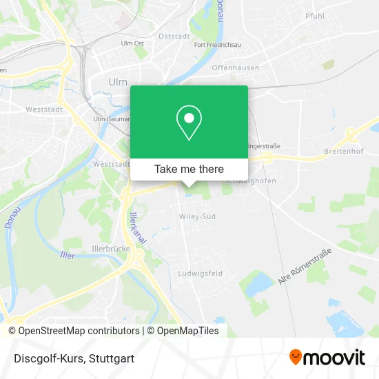 Discgolf-Kurs map