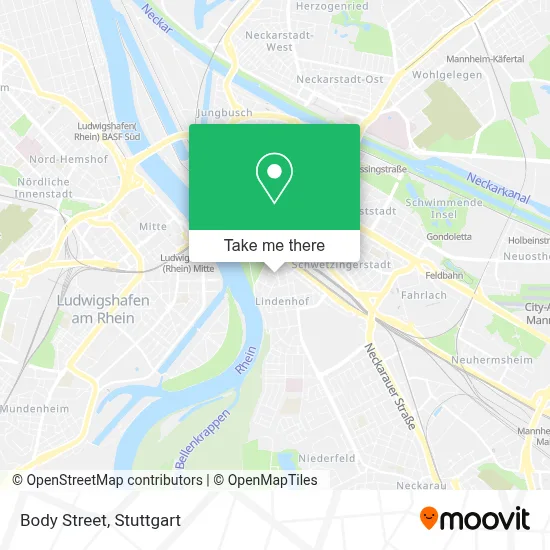 Body Street map