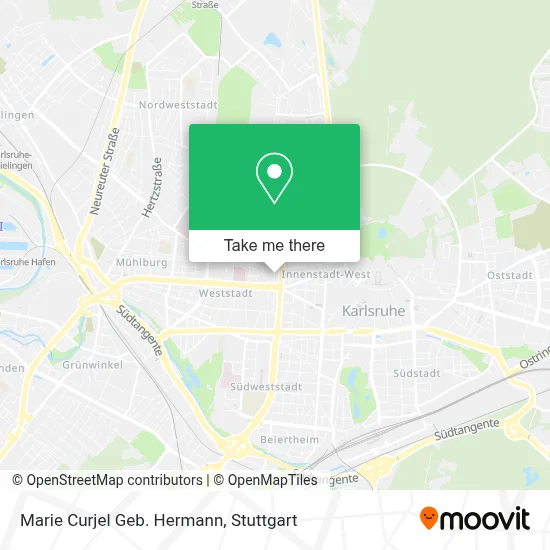 Marie Curjel Geb. Hermann map