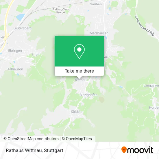 Rathaus Wittnau map