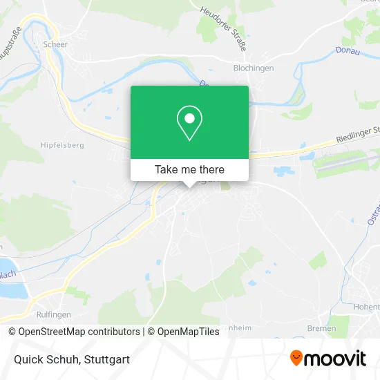 Quick Schuh map