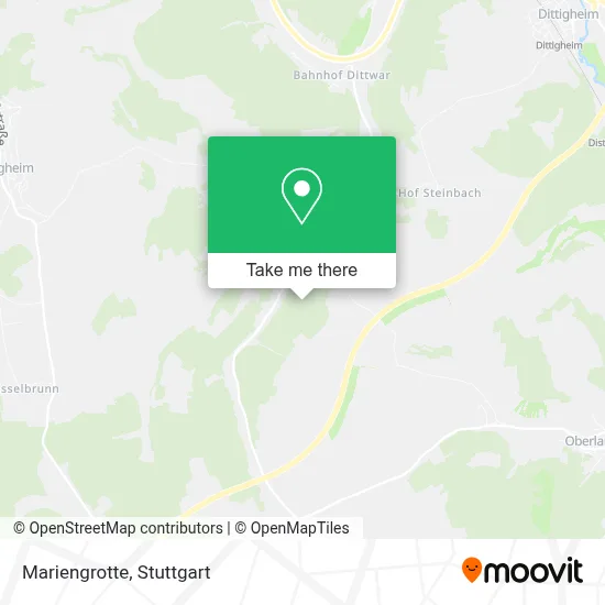 Mariengrotte map