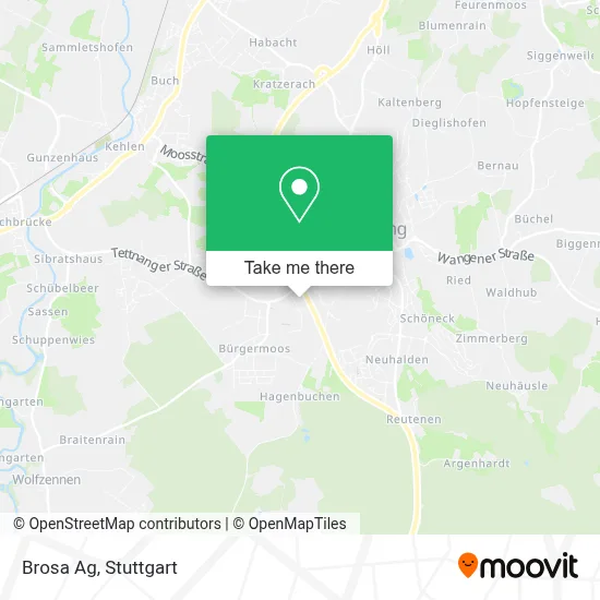 Brosa Ag map
