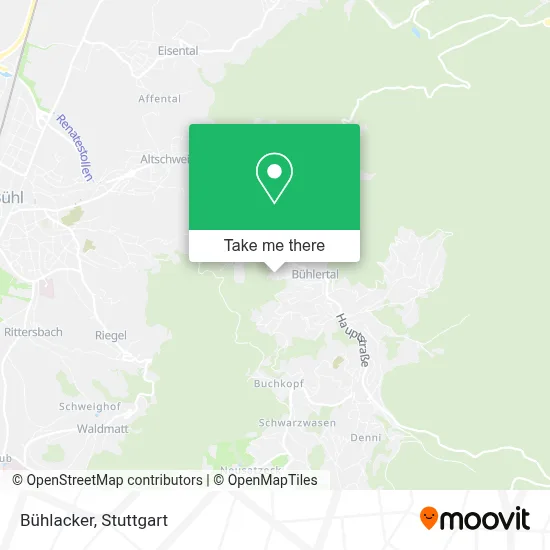 Bühlacker map