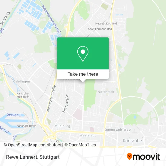 Rewe Lannert map