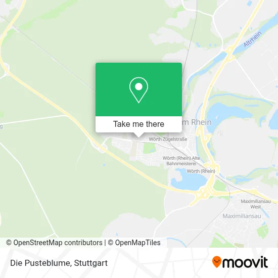 Die Pusteblume map