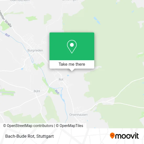 Bach-Bude Rot map