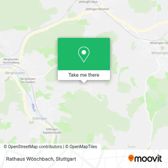 Rathaus Wöschbach map