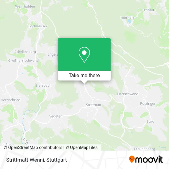 Strittmatt-Wenni map