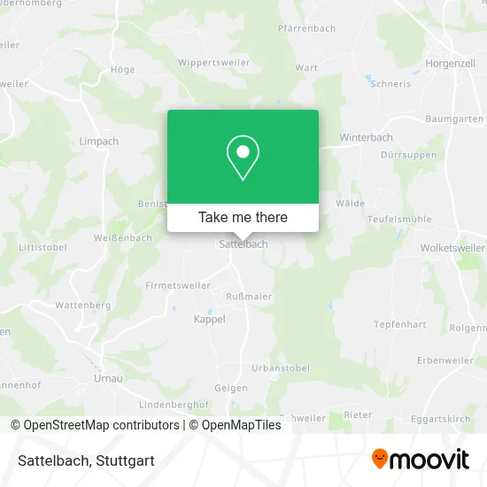 Sattelbach map