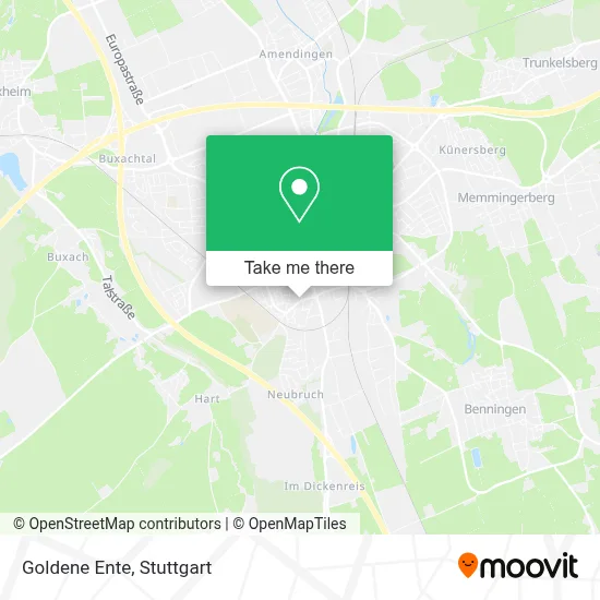 Goldene Ente map