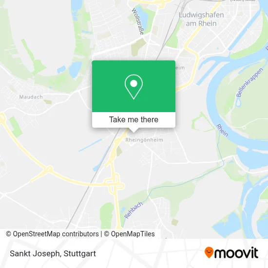 Sankt Joseph map