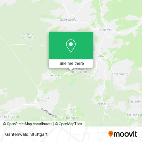 Gantenwald map