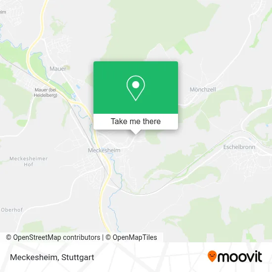 Meckesheim map