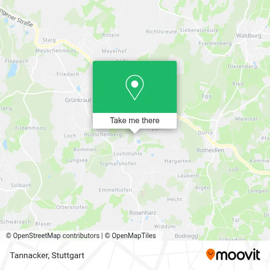 Tannacker map