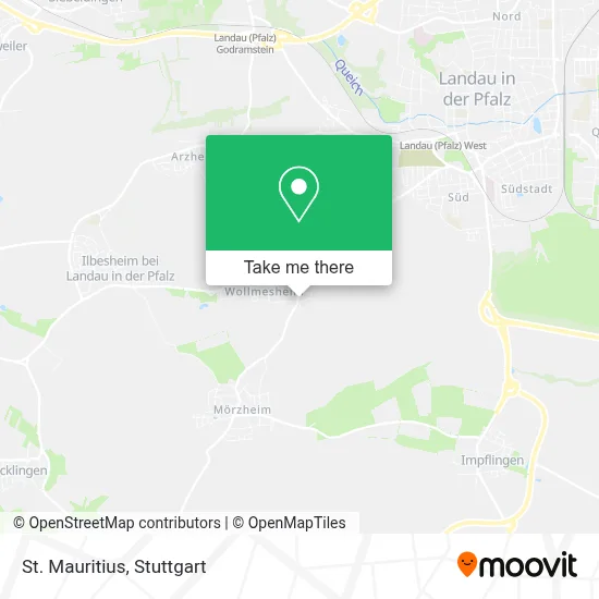 St. Mauritius map