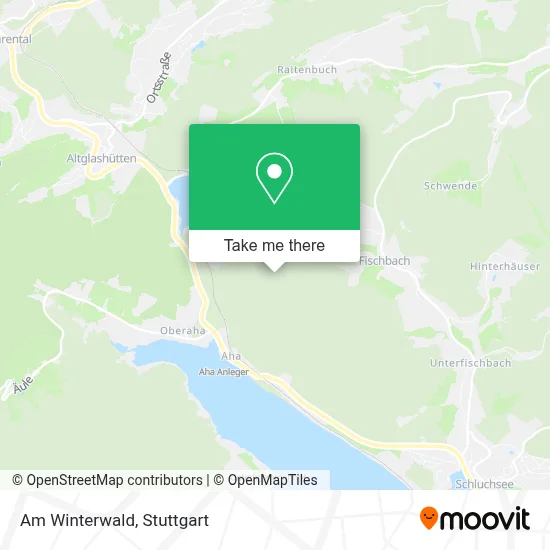 Am Winterwald map