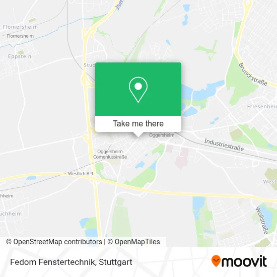 Fedom Fenstertechnik map